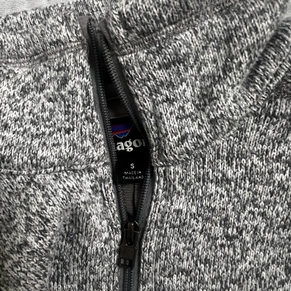Patagonia Women’s better sweater 1/4 zip fleece - grey size small - Picture 5 of 5